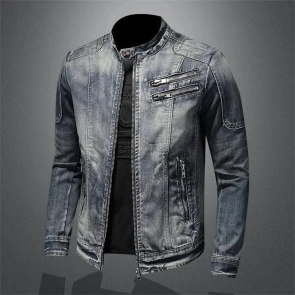 Greg | Biker Jean Jacket - Image 7
