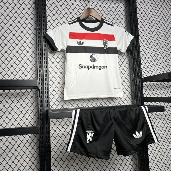 24-25 Manchester United Third Away Kids Jersey+Shorts - Image 5
