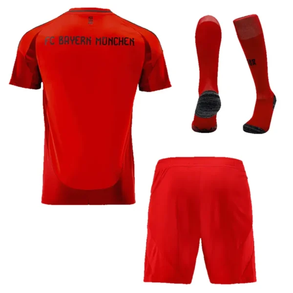 2024/25 Bayern Munich Home Whole Kit(Jersey+Shorts+Socks) - Image 2