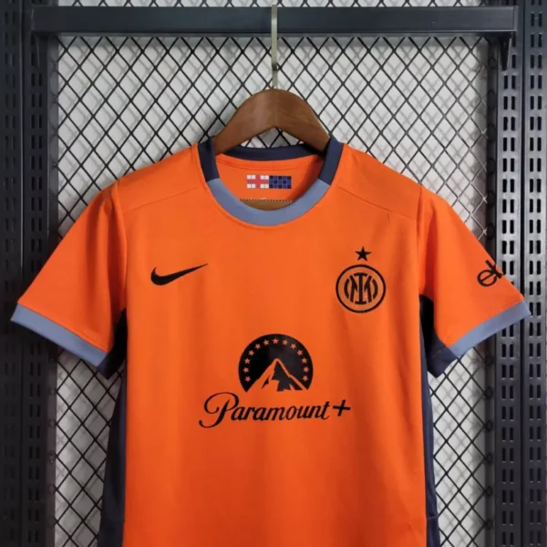 23-24 Inter Milan Third Away Kids Kit Jersey+Short - Image 3