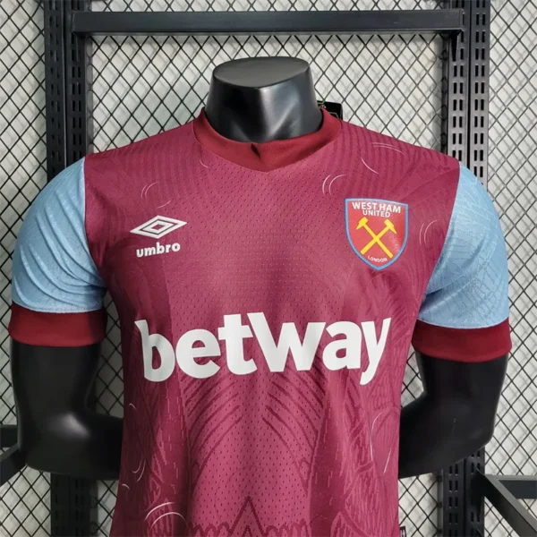 2023/24 West Ham United Home Jersey Player Version - Image 3