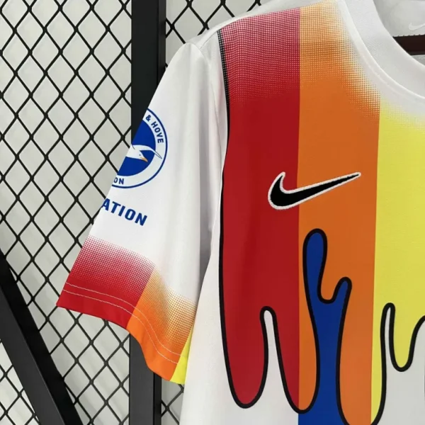 2023/24 Brighton & Hove Albion Rainbow Laces Pre-Match Jersey - Image 8