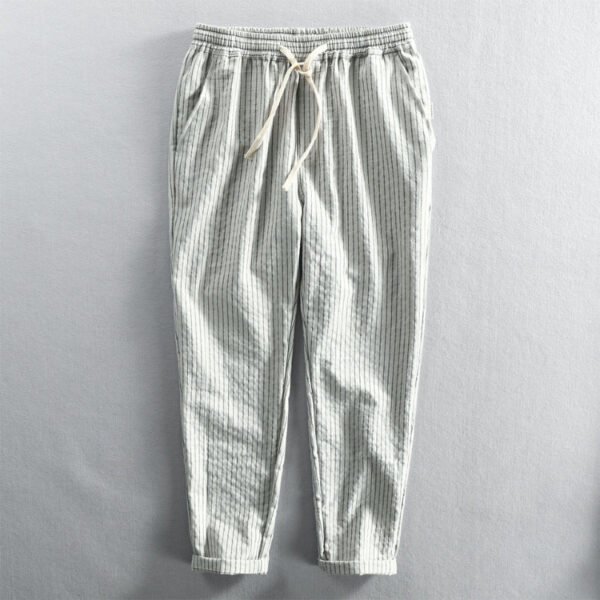 Men's Classic Trousers Navy - Image 3
