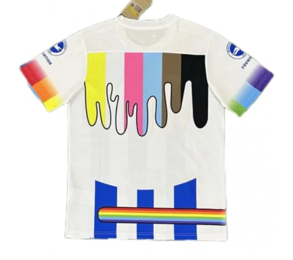 2023/24 Brighton & Hove Albion Rainbow Laces Pre-Match Jersey - Image 2