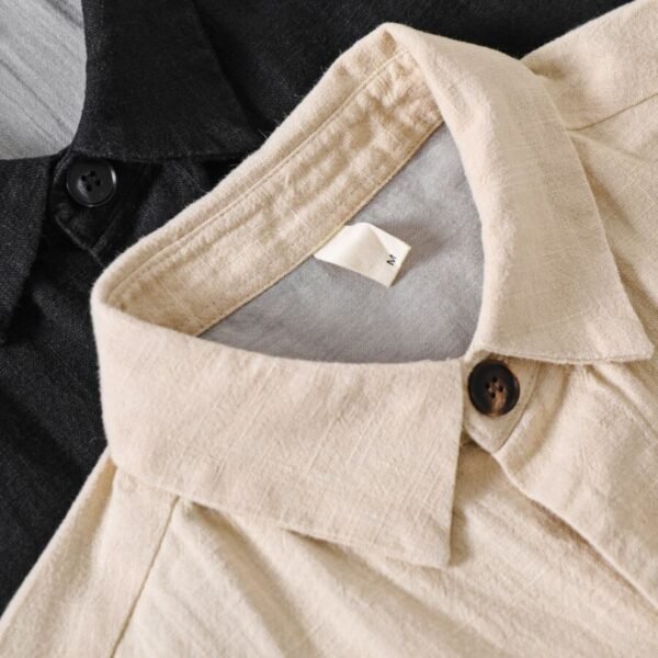 Men's New Khaki Button Down Shirt - Image 11