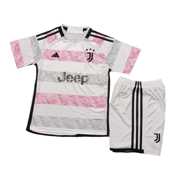 2023-24  Kids Juventus Away Kit Jersey+Short - Image 4