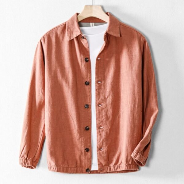 Men's New Khaki Button Down Shirt - Image 4