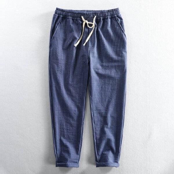 Men's Classic Trousers Navy - Image 2