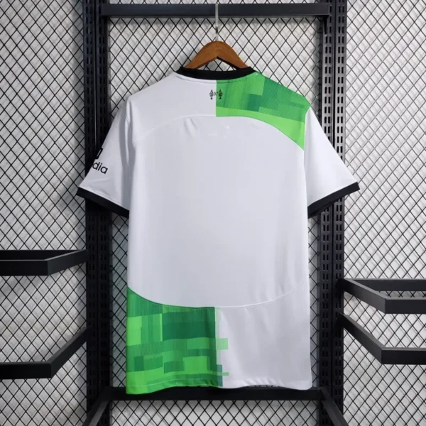 23-24 Liverpool Away white green black Soccer Jersey - Image 4