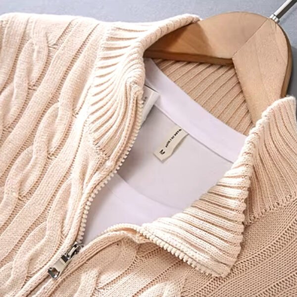 Premium Men's Four Corner Zipper Sweater - Image 5