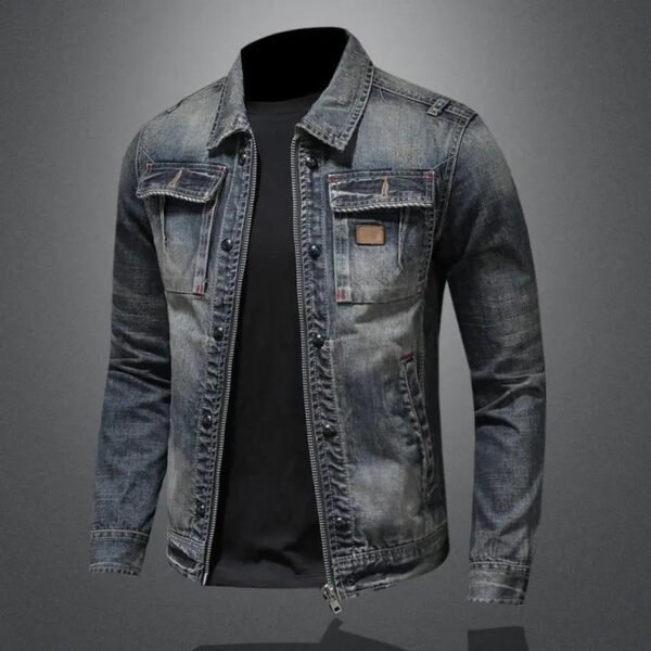 Lucas | Retro Denim Jacket - Image 3