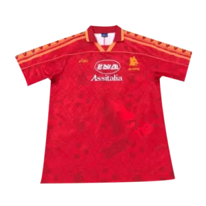1995/96 Roma Retro Jersey Home