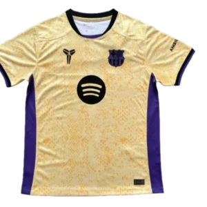 Barcelona 25-26 Away Yellow Soccer Jersey
