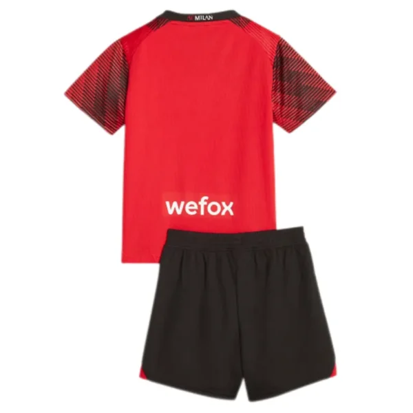 23-24 Kids AC Milan Home Whole Kit (Shirt+Short+Socks) - Image 4