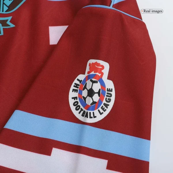 1991/92 West Ham United Retro Jersey Home - Image 6