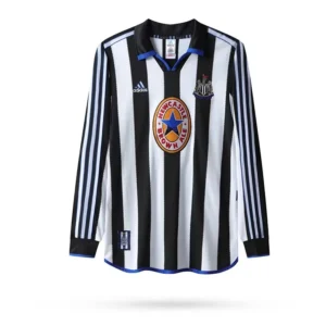 1999/00 Newcastle Retro Long Sleeve Jersey Home