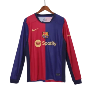 Barcelona Home Long Sleeve Jersey 2024-25