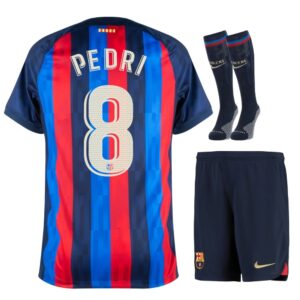 FC BARCELONA HOME JERSEY CHILDREN 22-23 PEDRI