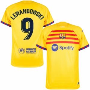FC BARCELONA FOURTH LEWANDOWSKI JERSEY 2022 2023