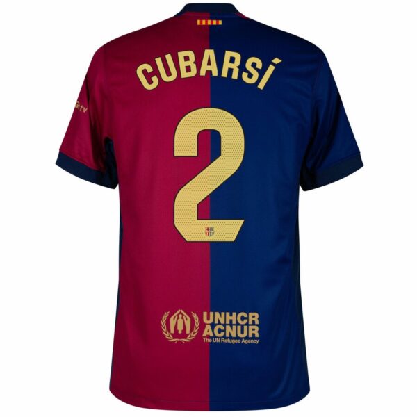 Barca Home Jersey 2024 2025 Cubarsi New Sponsor - Image 2