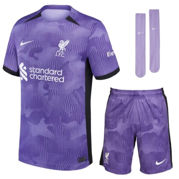 Liverpool Third Child Kit Shirt 2023 2024