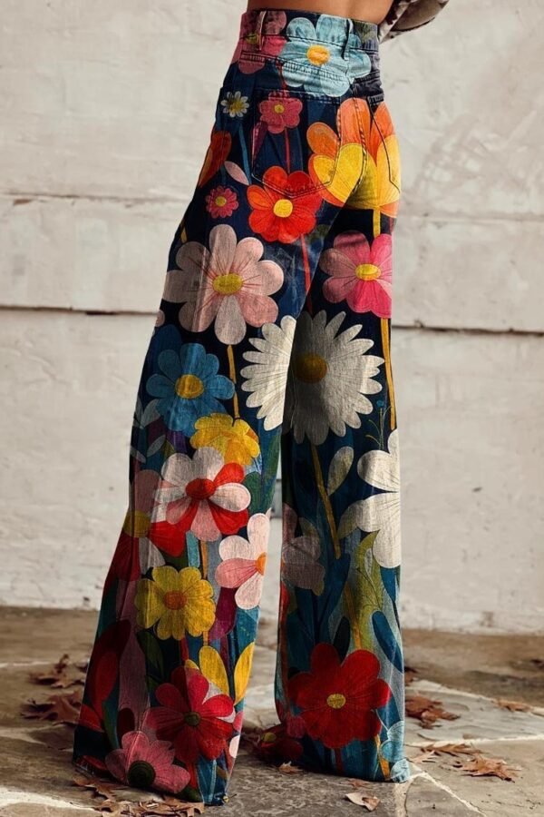 Alissa - Vintage Boho Trousers - Image 2