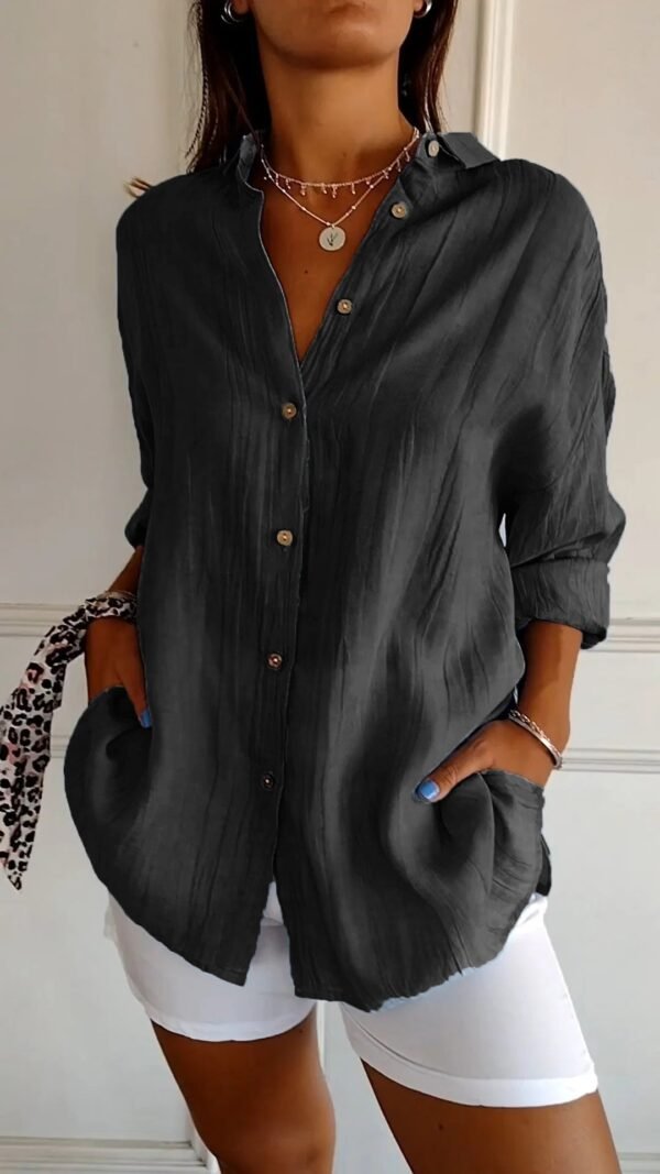 Amara – Elegant Button-Down Shirt - Image 12