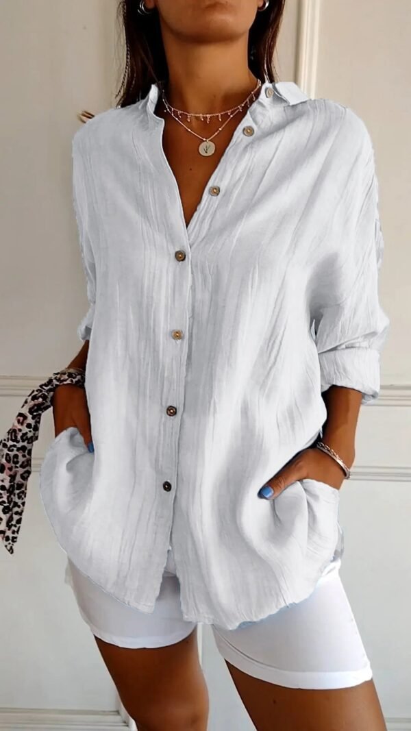 Amara – Elegant Button-Down Shirt - Image 13