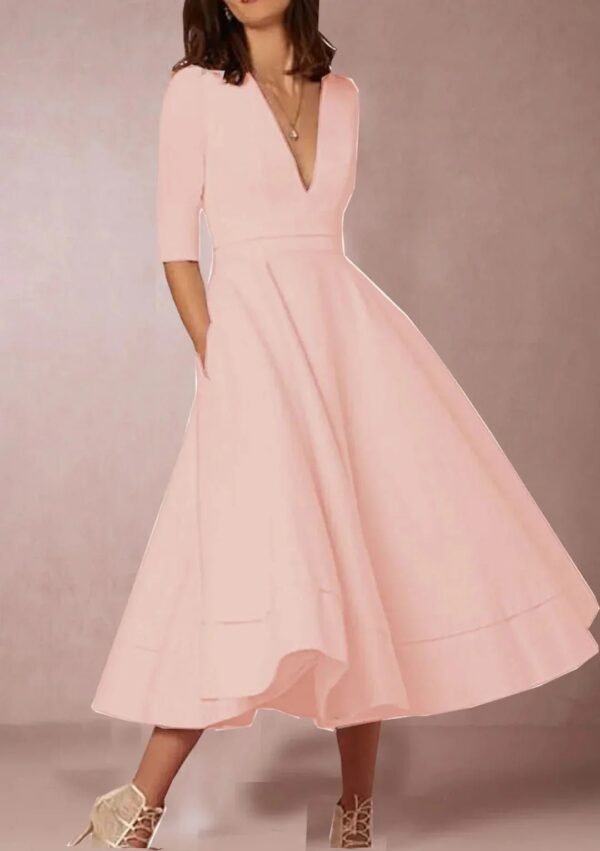 Annalena – Elegant A-Line Midi Dress - Image 5