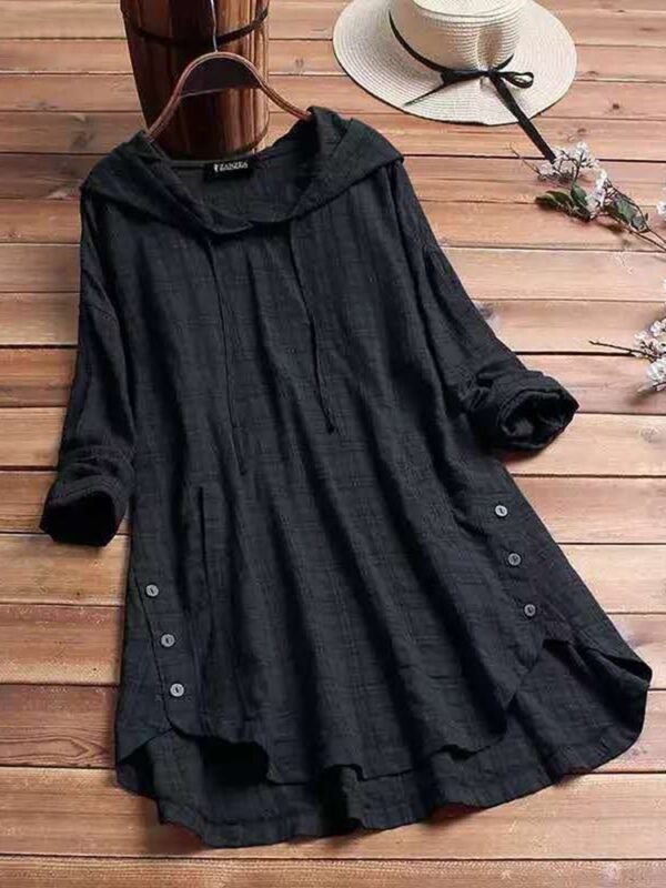 Antonia – Stylish Hooded Blouse