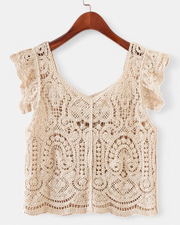 Caroline – Elegant Boho Blouse with Button Placket