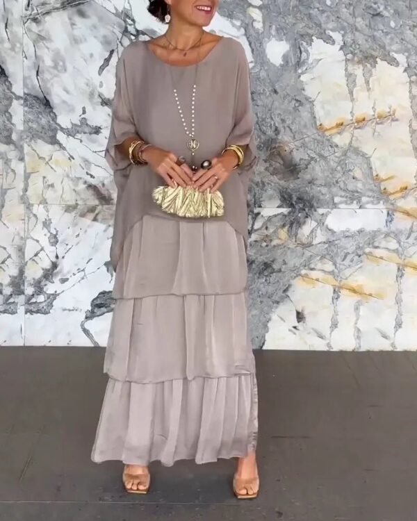 Clara – Elegant A-Line Maxi Dress - Image 7