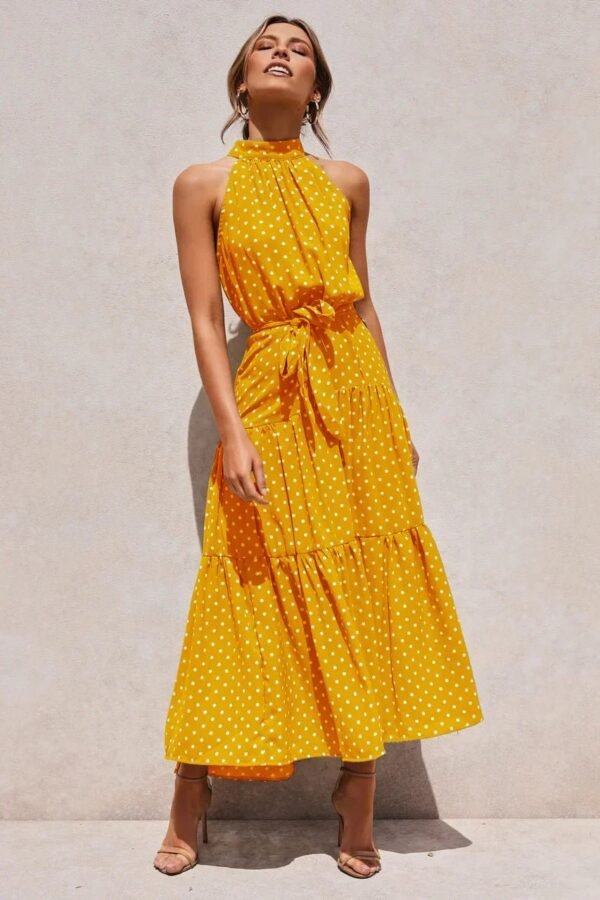 Clara – Polka-Dot Casual Summer Dress - Image 10