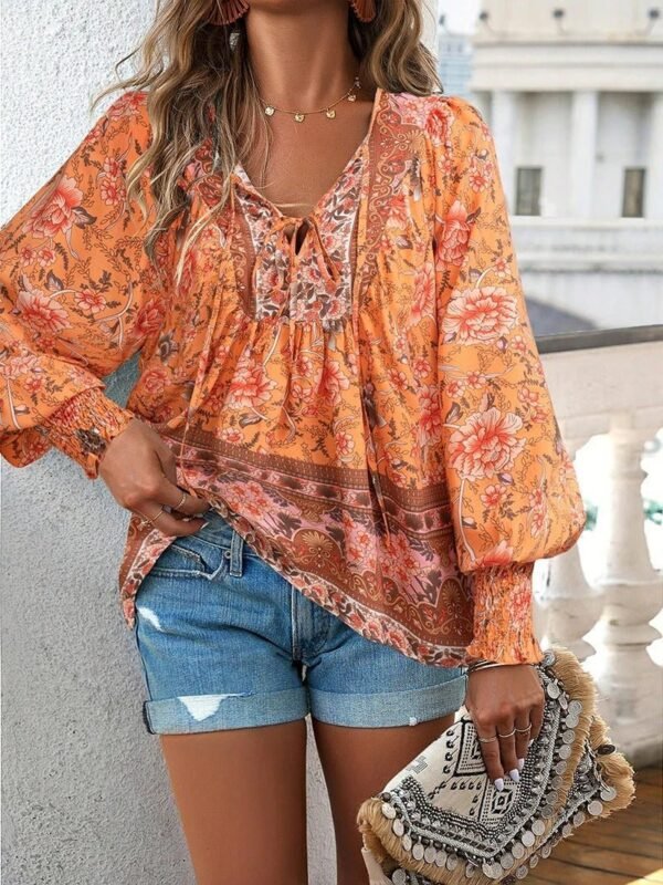 Dilara – Stylish Summer Floral Top - Image 11
