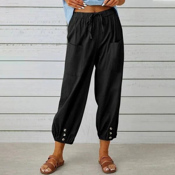 Eira – Elegant Lightweight Summer Trousers - Image 2