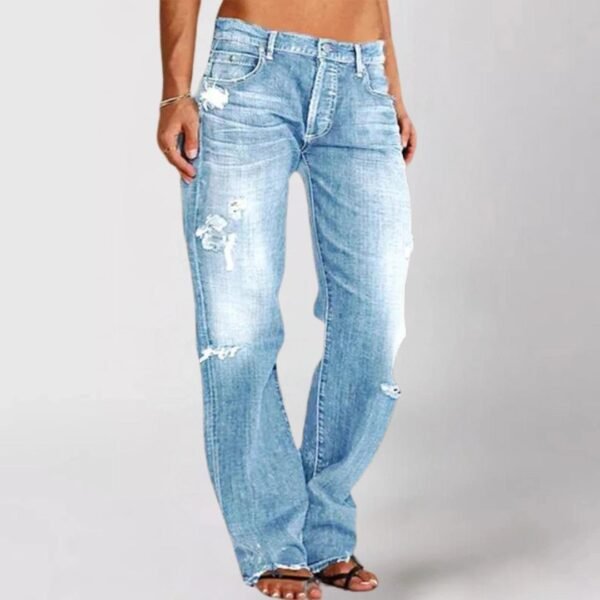Elian – Trendy Light Blue Jeans - Image 5