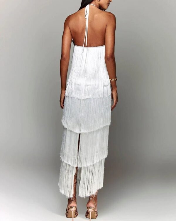 Isabelle – Elegant Dress with Fringes & Flowing Fit - Image 8
