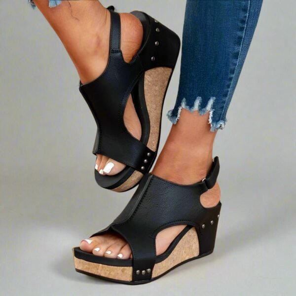 Lila - Orthopaedic Sandals Made From Vegan Leather With Posture Correction - Image 2