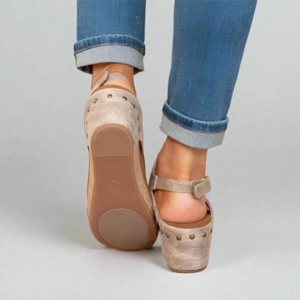 Lila - Orthopaedic Sandals Made From Vegan Leather With Posture Correction - Image 11