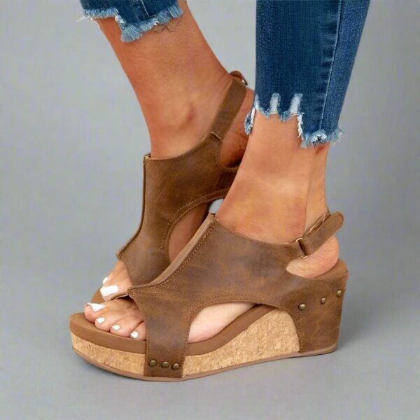 Lila - Orthopaedic Sandals Made From Vegan Leather With Posture Correction - Image 5