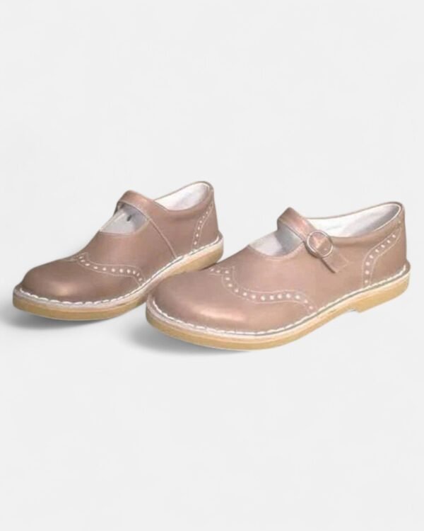 Luisa - Leather Orthopaedic Flats – Adjustable Strap, Supportive Design - Image 6