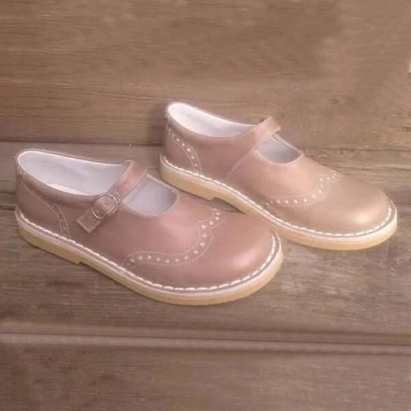 Luisa - Leather Orthopaedic Flats – Adjustable Strap, Supportive Design - Image 17
