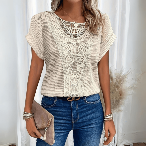 Milena – Elegant Blouse in Ibiza Style
