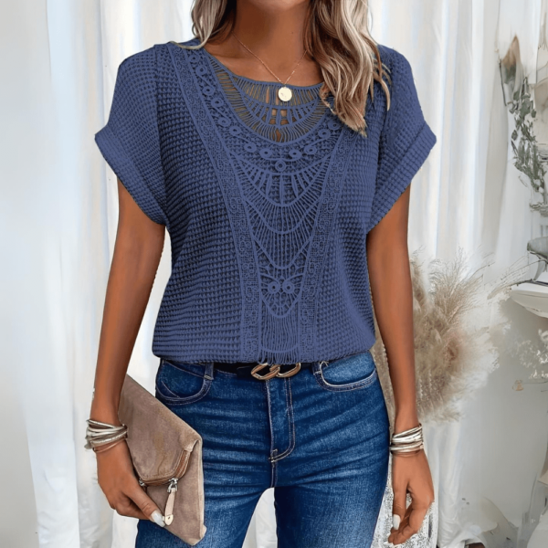 Milena – Elegant Blouse in Ibiza Style - Image 4