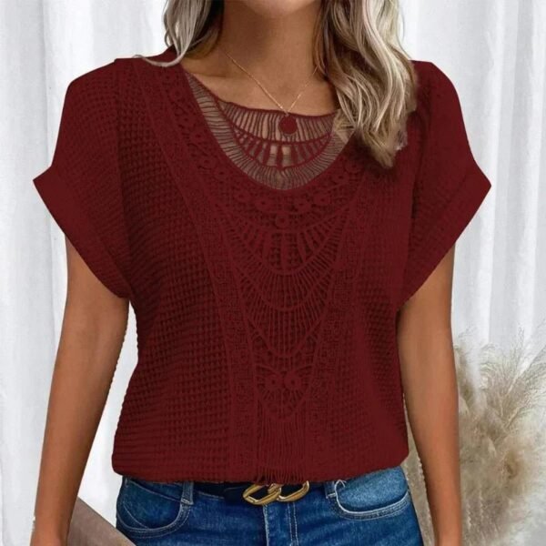 Milena – Elegant Blouse in Ibiza Style - Image 9