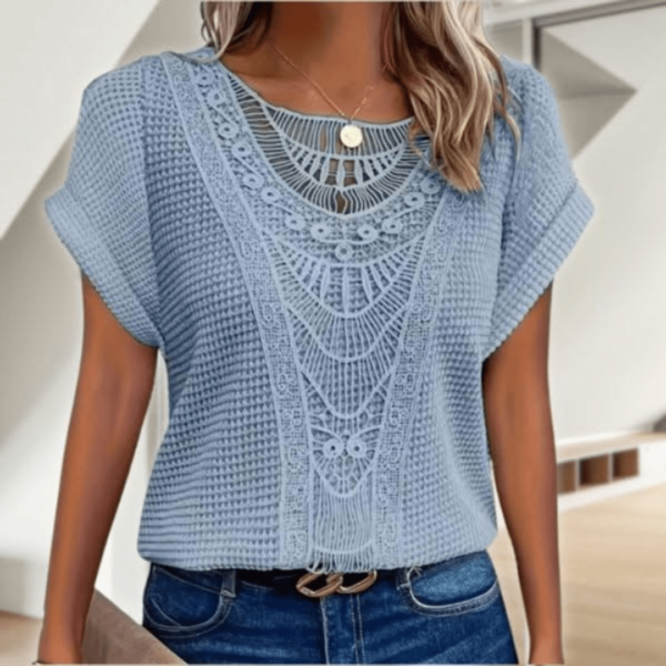 Milena – Elegant Blouse in Ibiza Style - Image 8