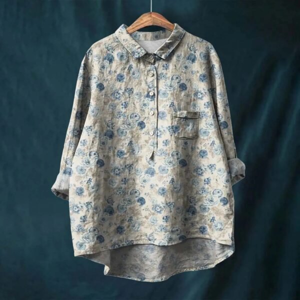 Ninette – Elegant Blouse with Floral Pattern - Image 4