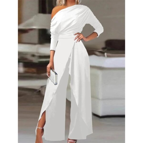 Zaneta – Elegant One-Shoulder Jumpsuit - Image 2