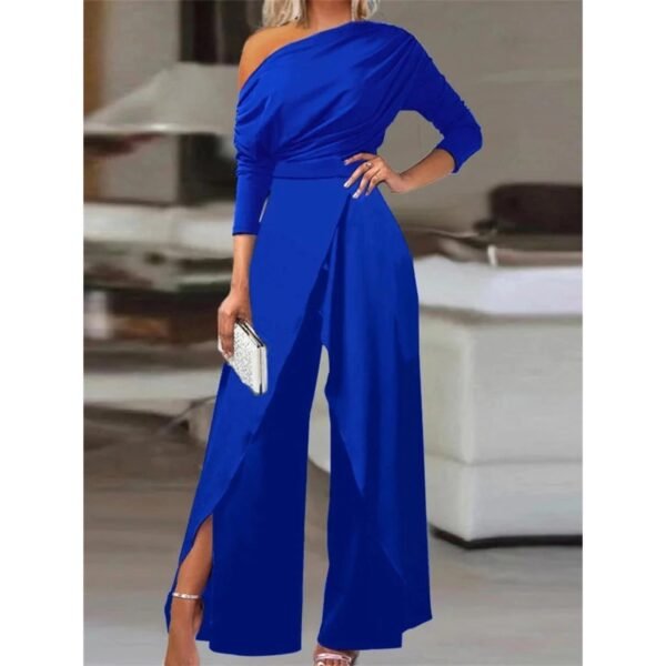 Zaneta – Elegant One-Shoulder Jumpsuit